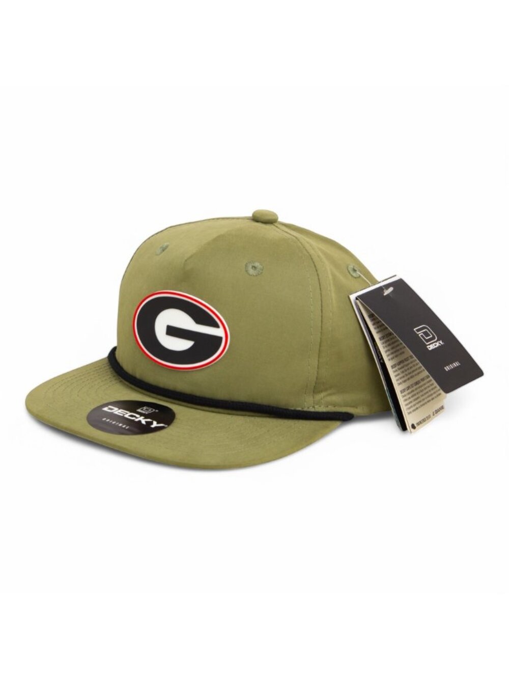 Georgia Bulldogs Power G 3D Classic Rope Hat- Loden/ Black